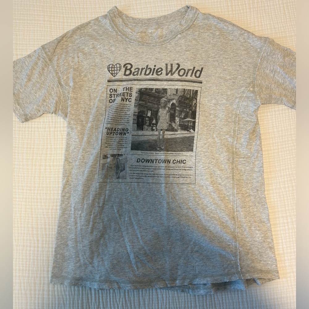 Aerie Grey Barbie Tshirt